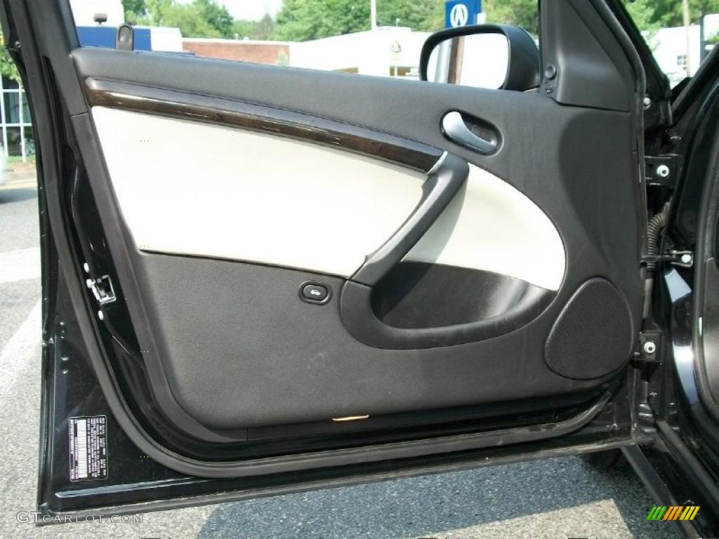 2008 Saab 9-5 2.3T SportCombi Parchment Door Panel Photo #49846606
