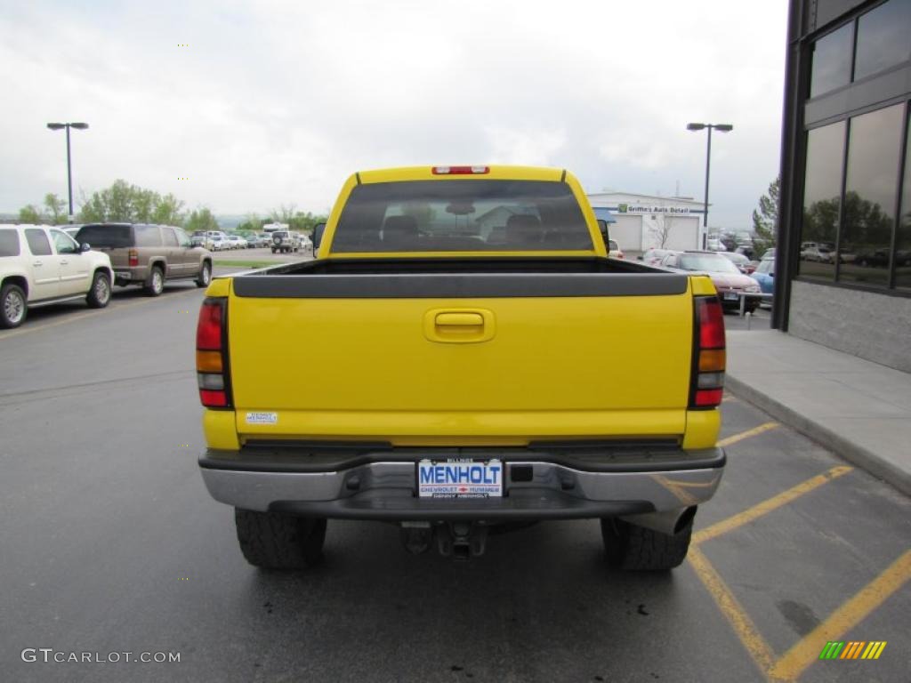 2007 Sierra 2500HD Classic SLT Crew Cab 4x4 - Fleet Yellow / Medium Gray photo #30