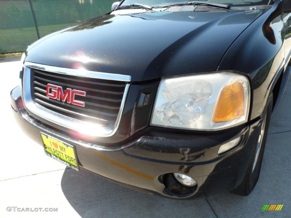 2002 Envoy XL SLT - Onyx Black / Medium Pewter photo #12
