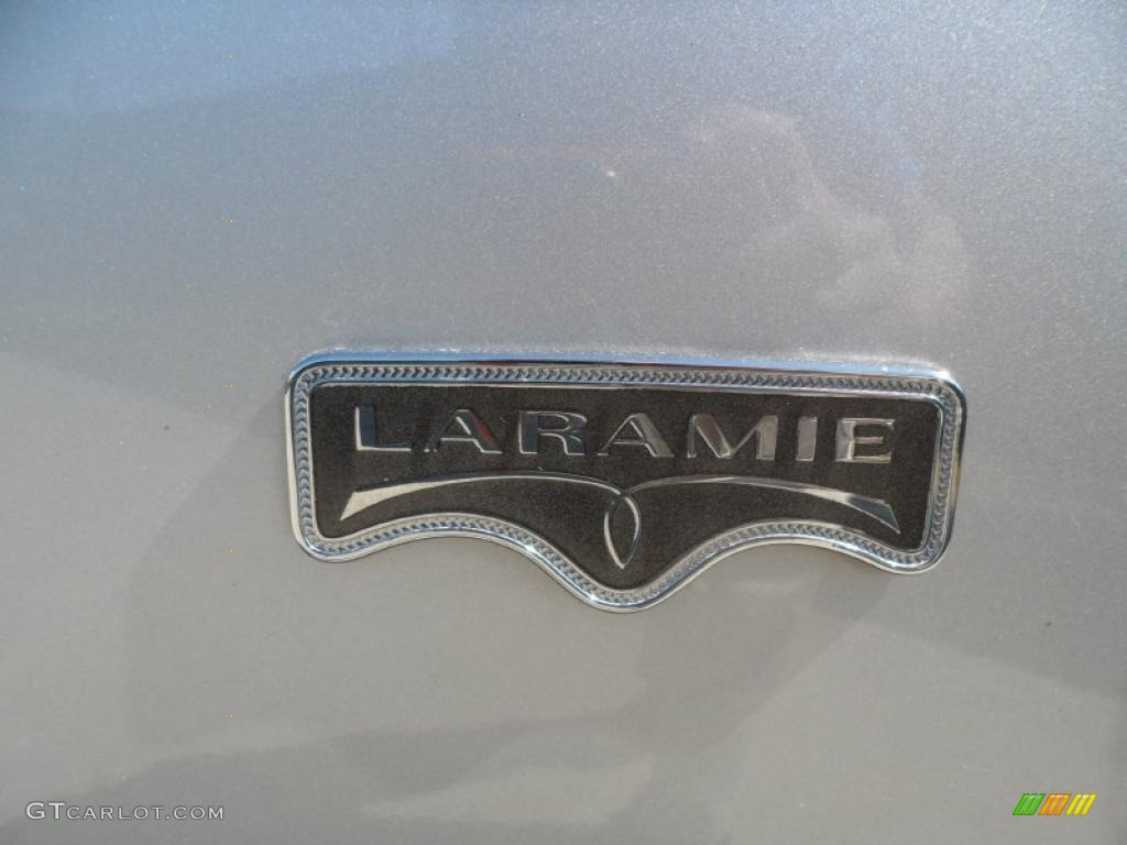 2008 Ram 1500 Laramie Mega Cab - Bright Silver Metallic / Medium Slate Gray photo #23