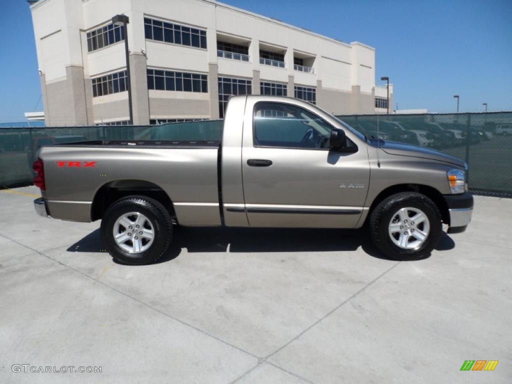 2008 Ram 1500 ST Regular Cab - Light Khaki Metallic / Medium Slate Gray photo #2