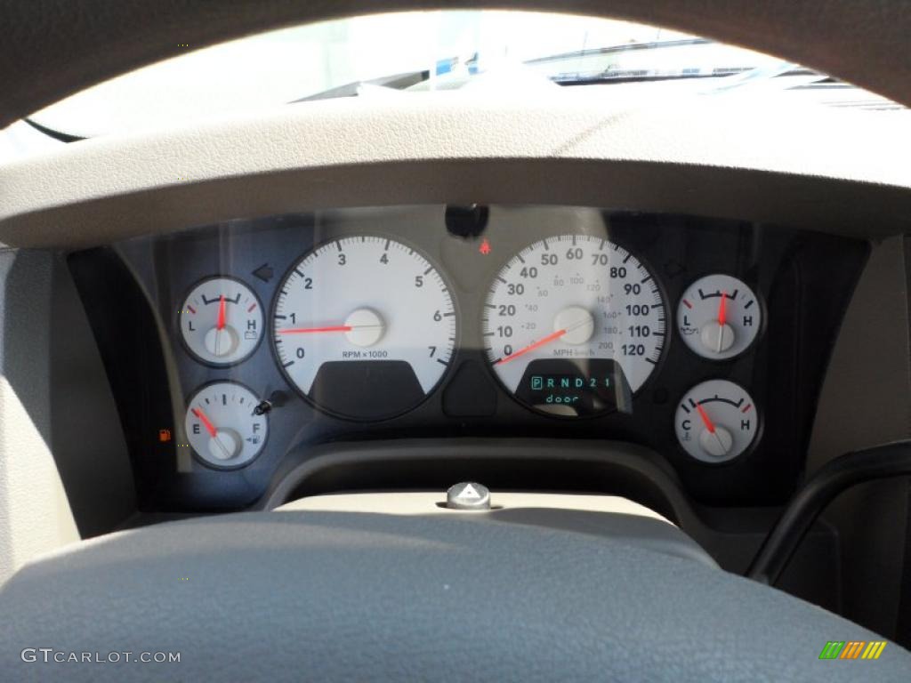 2008 Ram 1500 ST Regular Cab - Light Khaki Metallic / Medium Slate Gray photo #35