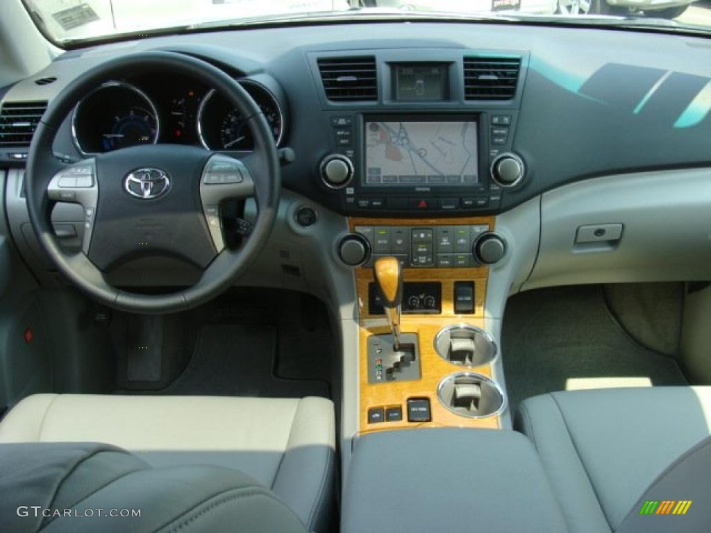 2010 Toyota Highlander Hybrid Limited 4WD Ash Dashboard Photo #49850230