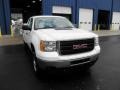 2011 Summit White GMC Sierra 2500HD Work Truck Extended Cab Chassis Utility  photo #2