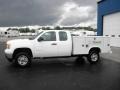 2011 Summit White GMC Sierra 2500HD Work Truck Extended Cab Chassis Utility  photo #4