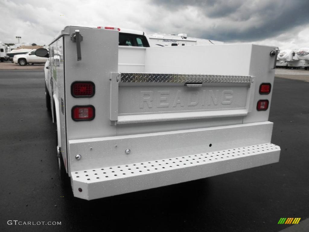 2011 Sierra 2500HD Work Truck Extended Cab Chassis Utility - Summit White / Dark Titanium photo #16