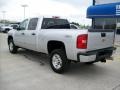 2010 Sheer Silver Metallic Chevrolet Silverado 2500HD LT Crew Cab 4x4  photo #3