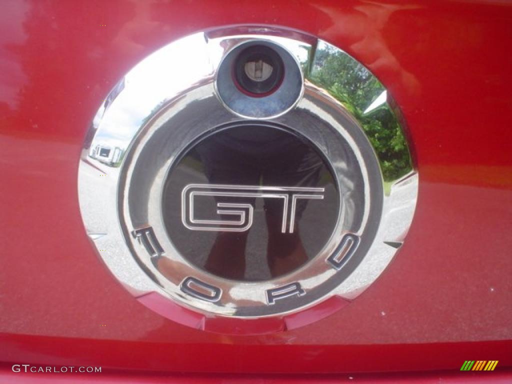 2005 Mustang GT Premium Coupe - Redfire Metallic / Dark Charcoal photo #9