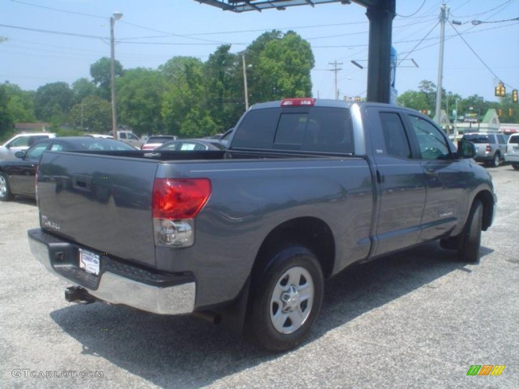 2008 Tundra SR5 Double Cab - Slate Gray Metallic / Black photo #5