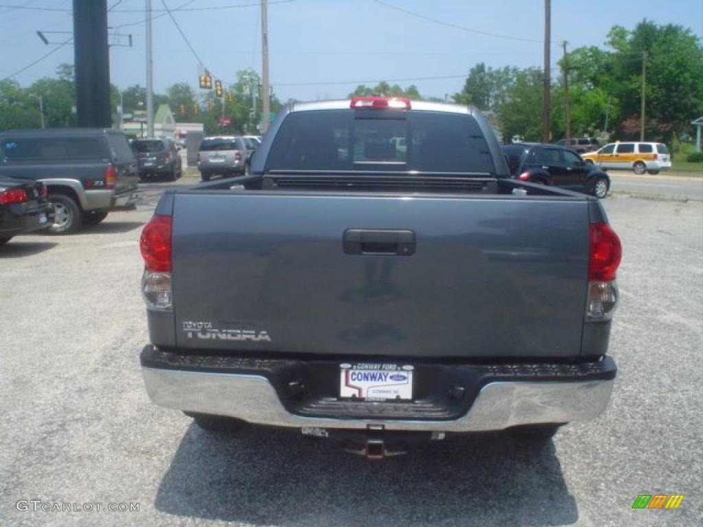 2008 Tundra SR5 Double Cab - Slate Gray Metallic / Black photo #6