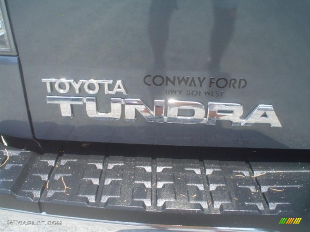 2008 Tundra SR5 Double Cab - Slate Gray Metallic / Black photo #8