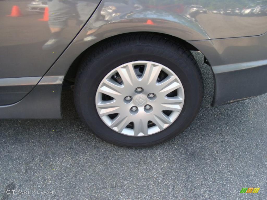 2011 Civic DX-VP Sedan - Polished Metal Metallic / Gray photo #2