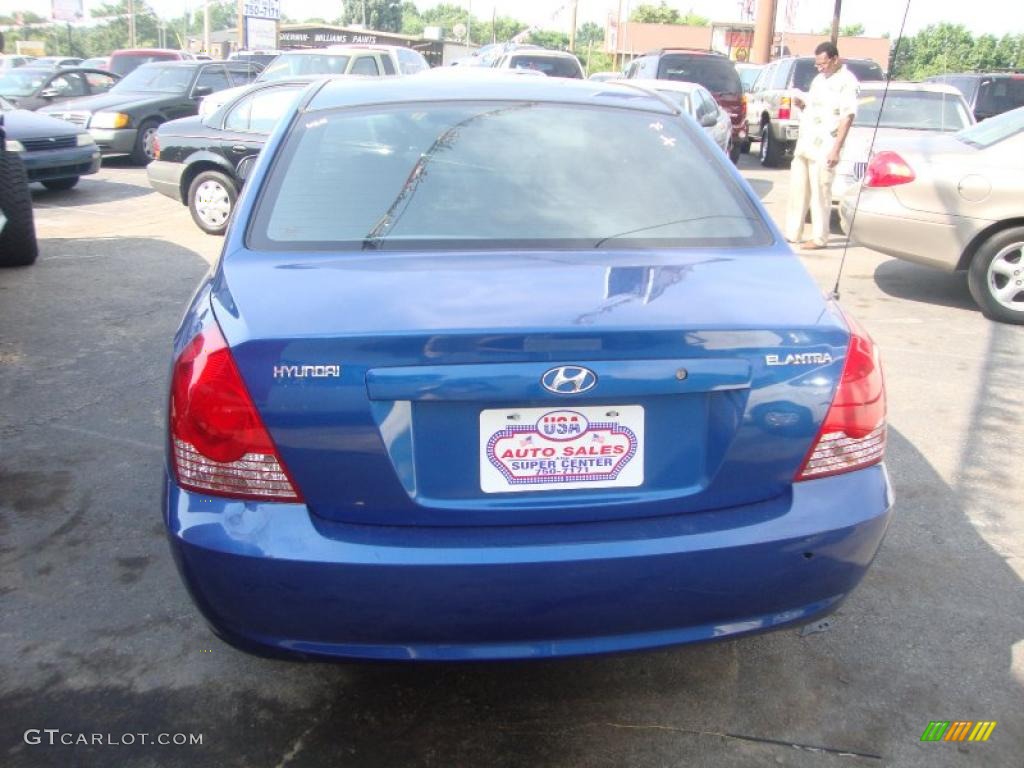2006 Elantra GLS Sedan - Tidal Wave Blue / Gray photo #3
