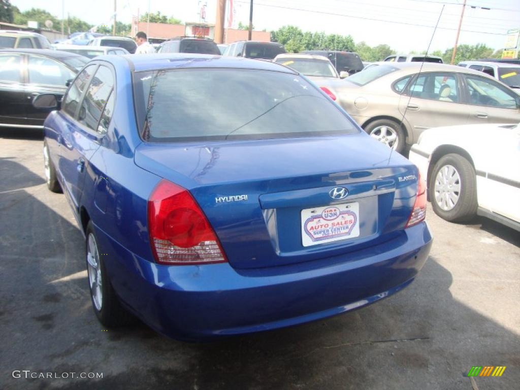 2006 Elantra GLS Sedan - Tidal Wave Blue / Gray photo #4