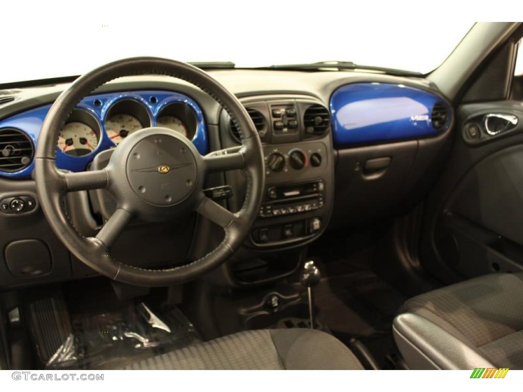 2005 Chrysler PT Cruiser Limited Dark Slate Gray Dashboard Photo #49855069