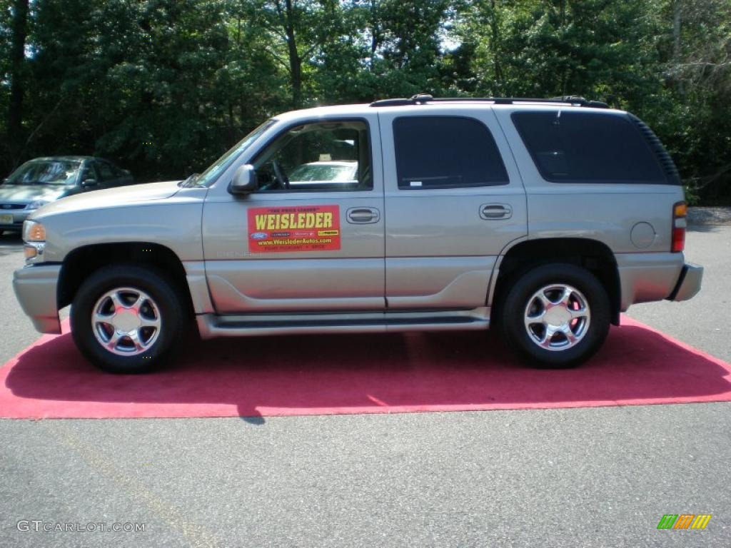 2001 Yukon Denali AWD - Pewter Metallic / Graphite/Medium Gray photo #9