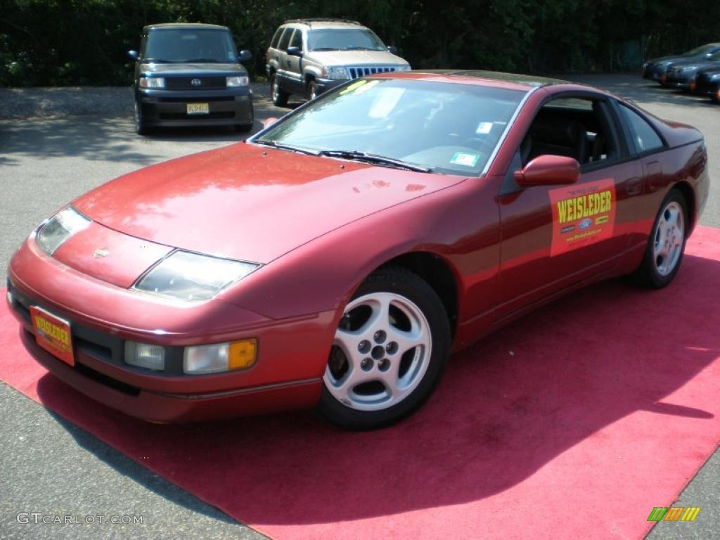 1994 300ZX Coupe - Cherry Red Pearl Metallic / Black photo #1