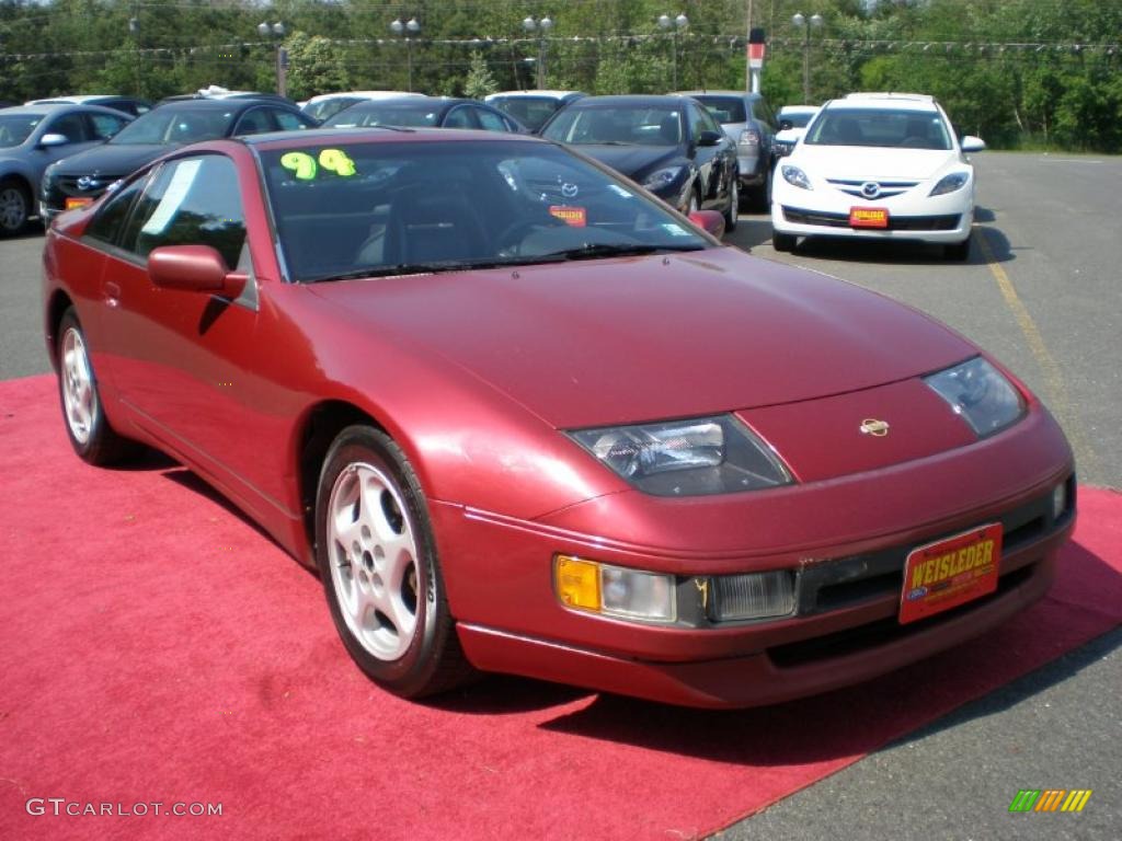 1994 300ZX Coupe - Cherry Red Pearl Metallic / Black photo #5