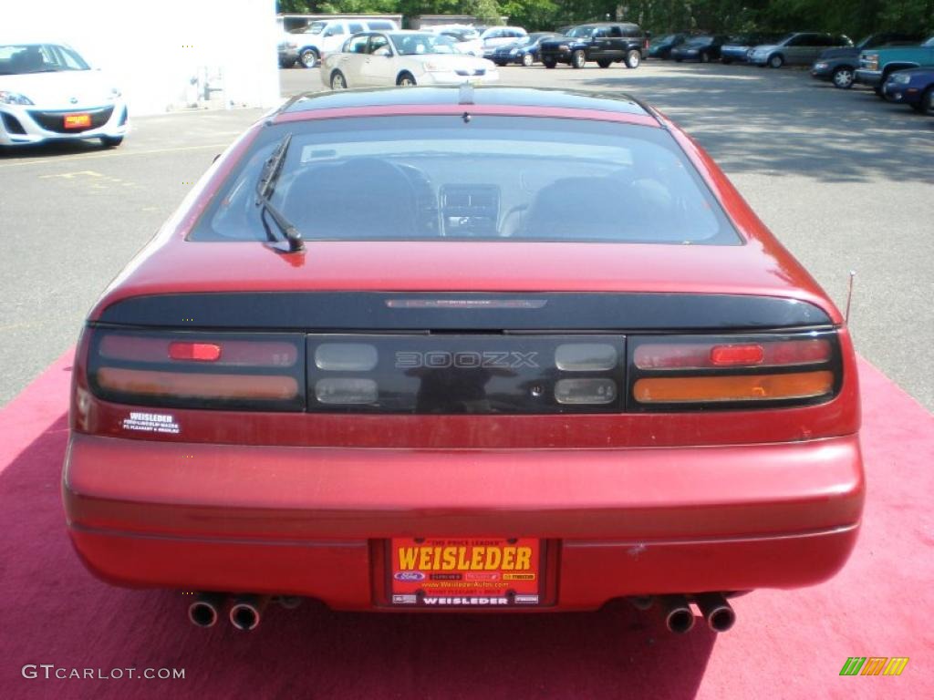 1994 300ZX Coupe - Cherry Red Pearl Metallic / Black photo #8