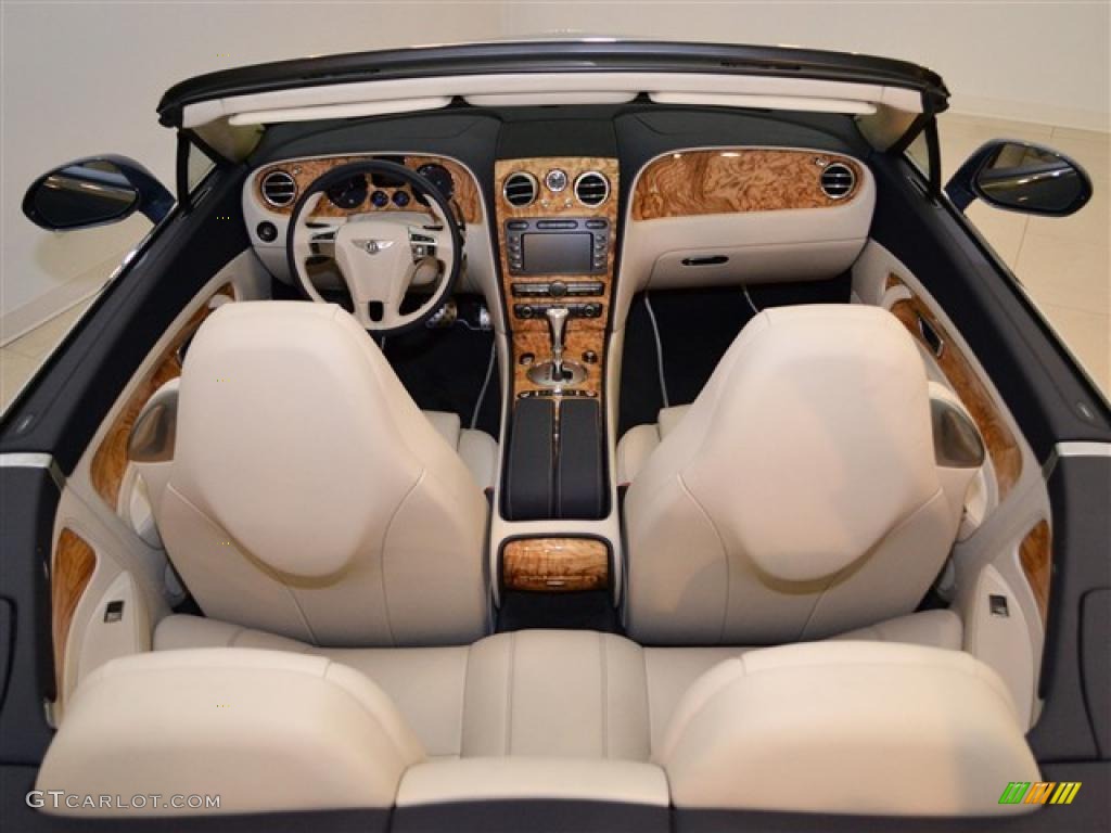 Linen/Imperial Blue Interior 2010 Bentley Continental GTC Speed Photo #49857260