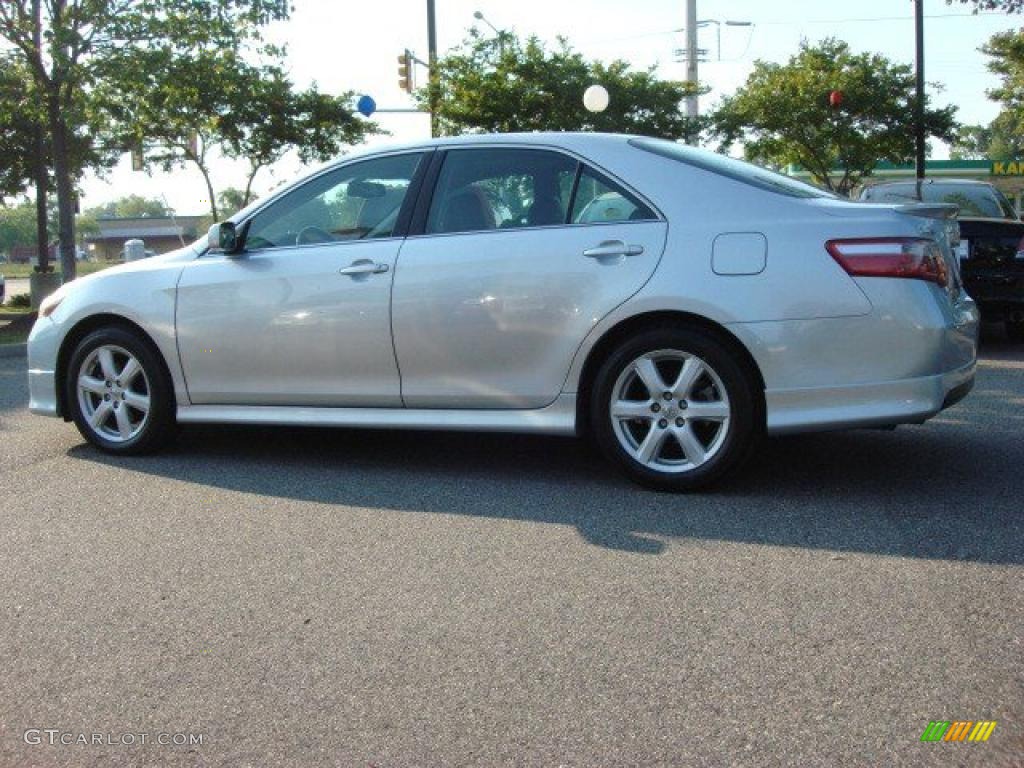 2007 Camry SE V6 - Titanium Metallic / Dark Charcoal photo #6