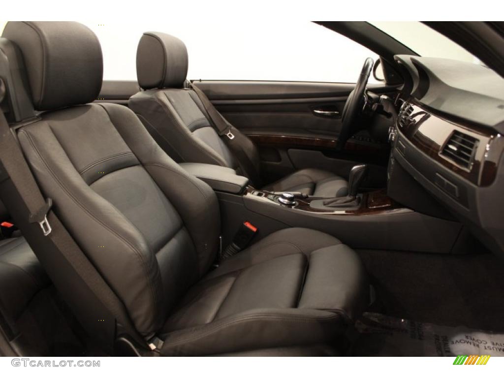 2008 3 Series 335i Convertible - Black Sapphire Metallic / Black Dakota Leather photo #17