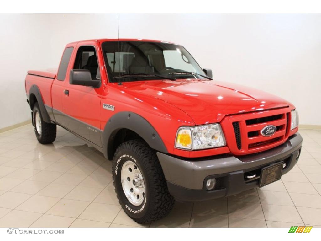 Torch Red 2006 Ford Ranger FX4 Level II SuperCab 4x4 Exterior Photo #49858310
