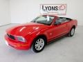 Torch Red 2009 Ford Mustang V6 Convertible