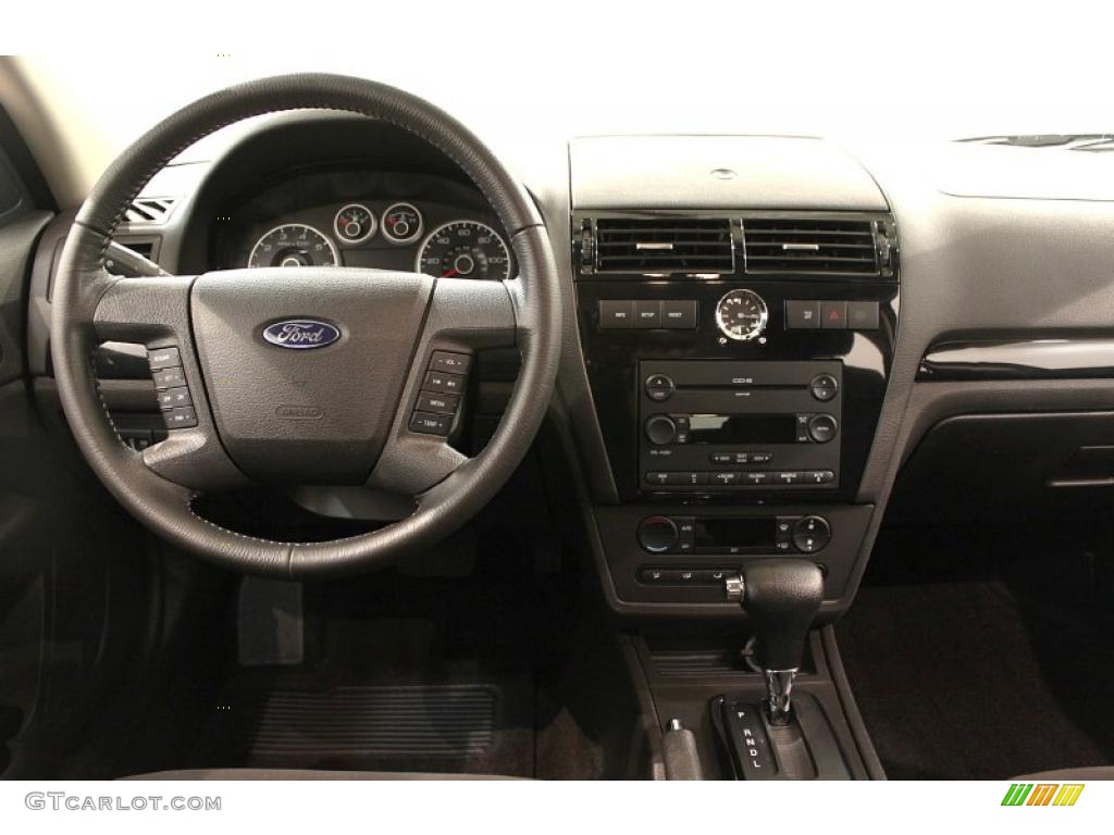 2007 Ford Fusion SEL V6 AWD Charcoal Black Dashboard Photo #49858949