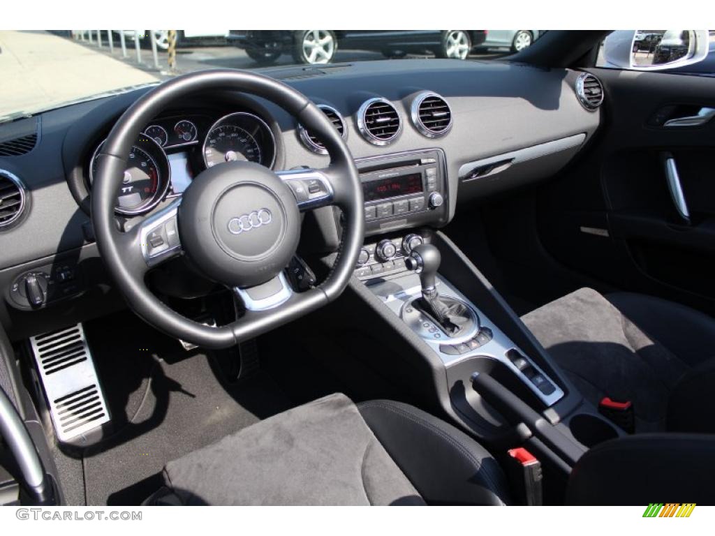 2008 Audi TT 2.0T Roadster Black Dashboard Photo #49859696