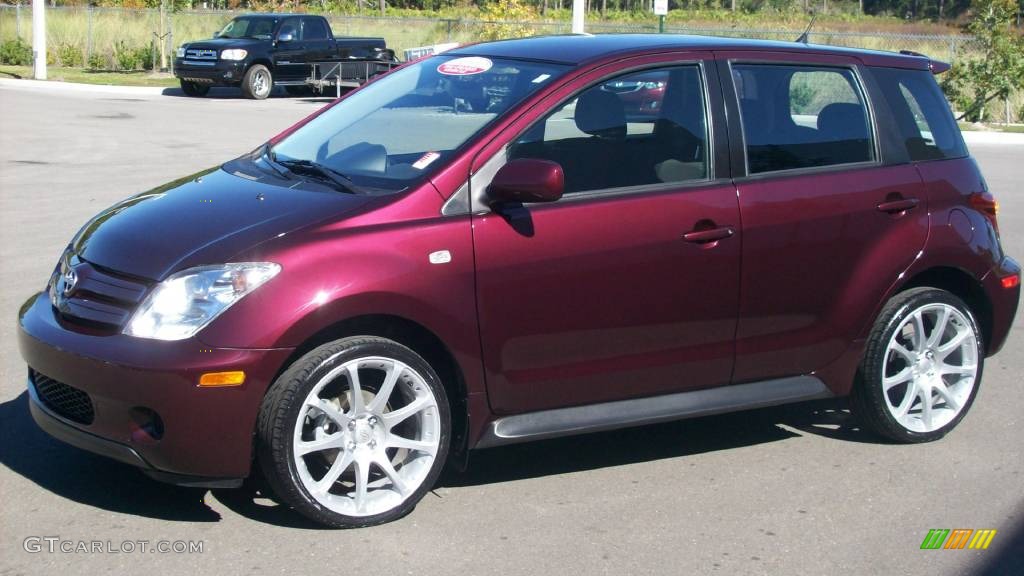 2005 Black Cherry Pearl Scion xA 440549 Photo 2 Car