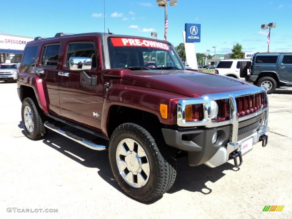 Sonoma Red Metallic 2008 Hummer H3 Alpha Exterior Photo #49860584