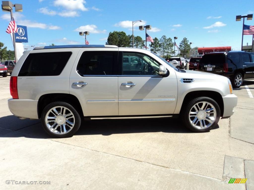 Gold Mist 2008 Cadillac Escalade Platinum AWD Exterior Photo #49860821