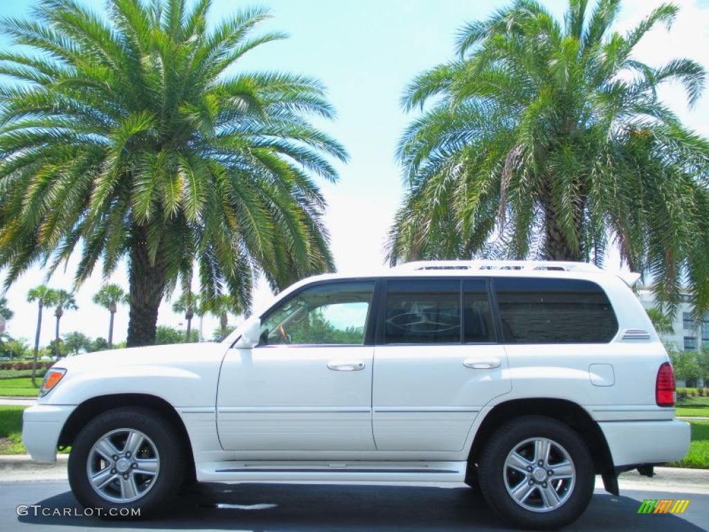 2006 LX 470 - Crystal White / Ivory photo #1