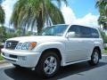2006 Crystal White Lexus LX 470  photo #2