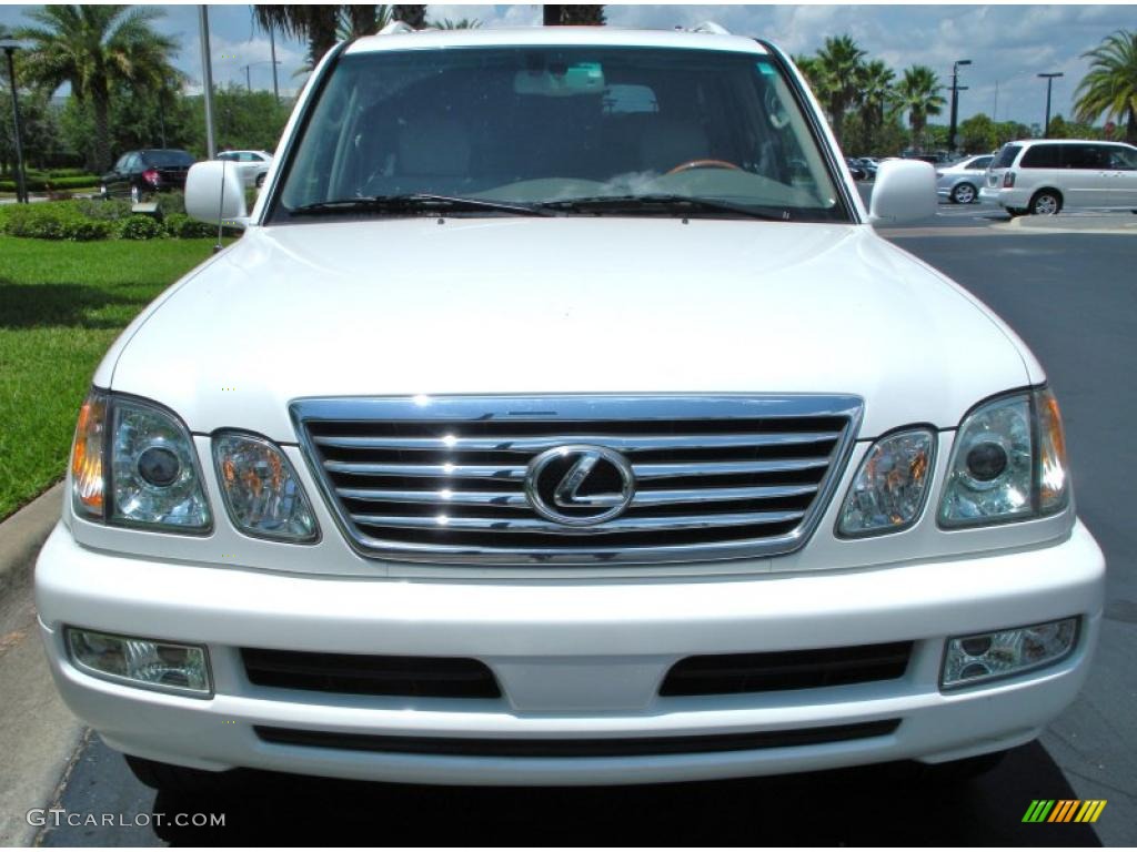 2006 LX 470 - Crystal White / Ivory photo #3