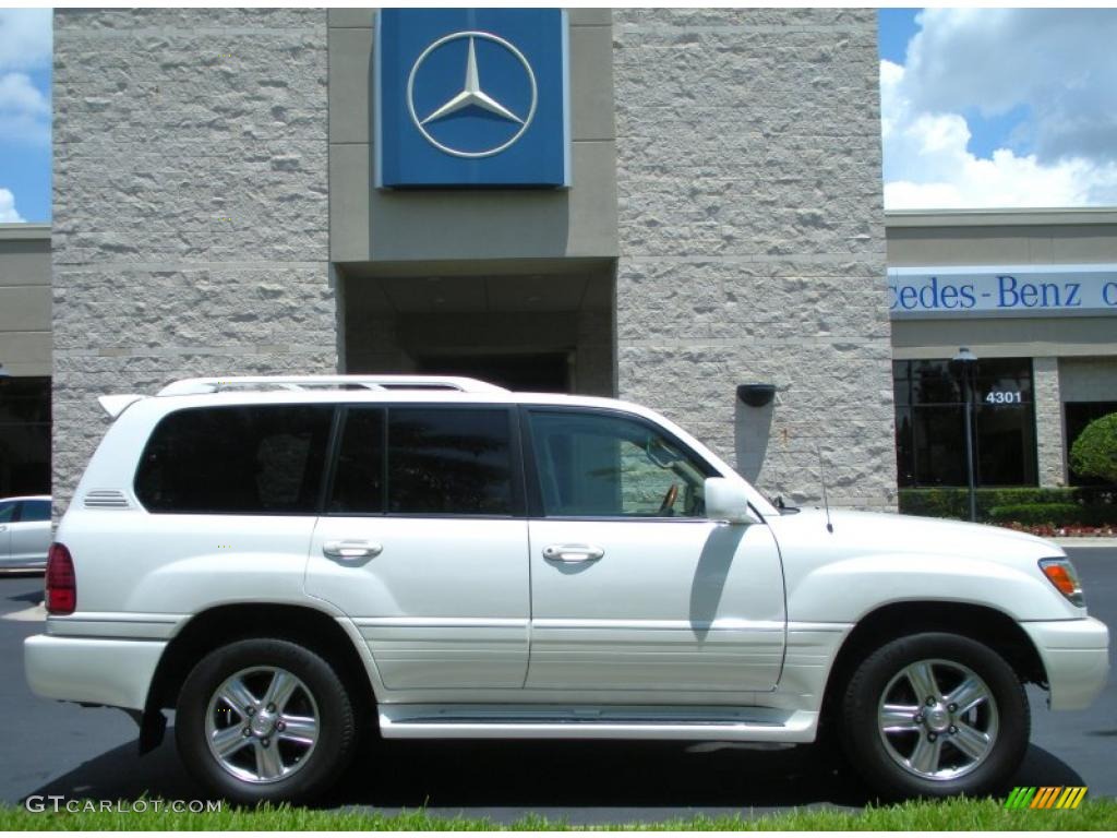 2006 LX 470 - Crystal White / Ivory photo #5
