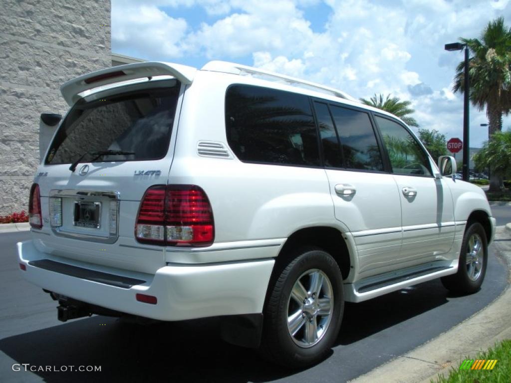 2006 LX 470 - Crystal White / Ivory photo #6