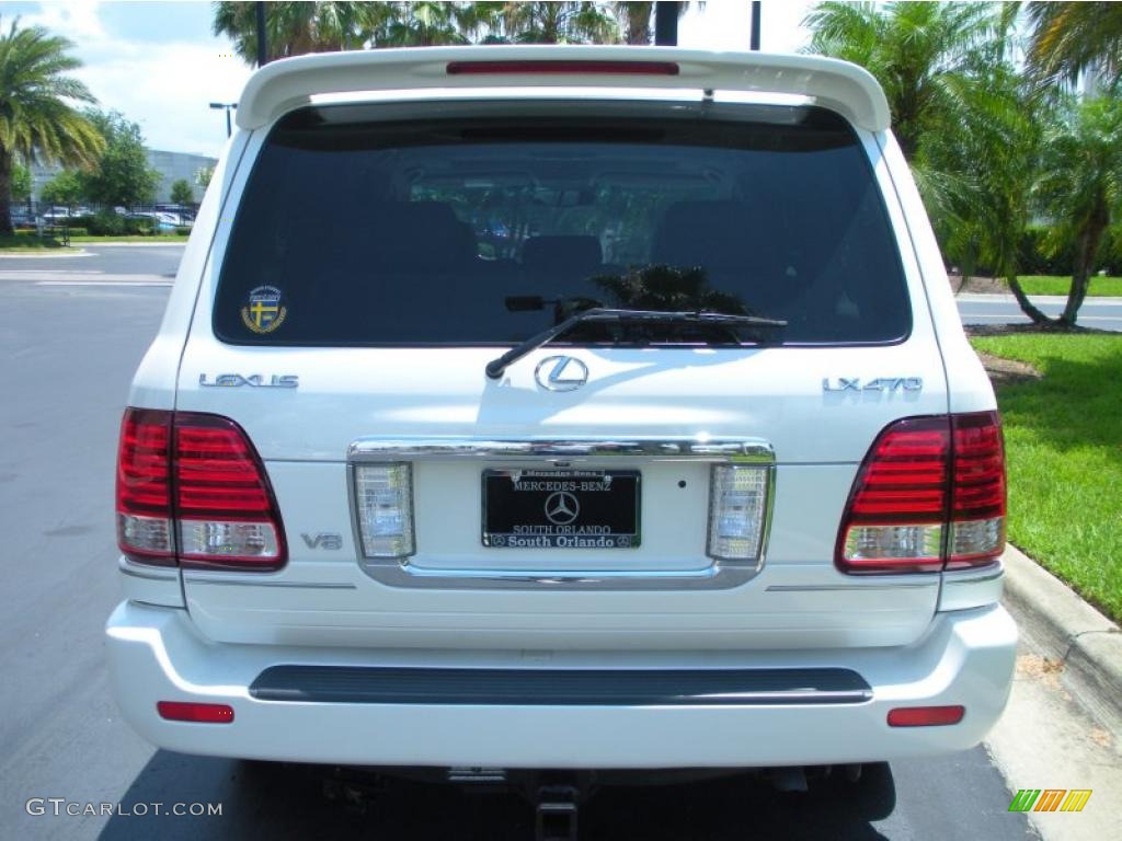 2006 LX 470 - Crystal White / Ivory photo #7