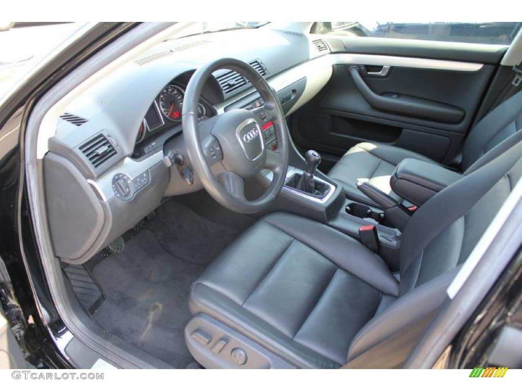 2008 A4 2.0T quattro S-Line Sedan - Brilliant Black / Black photo #10