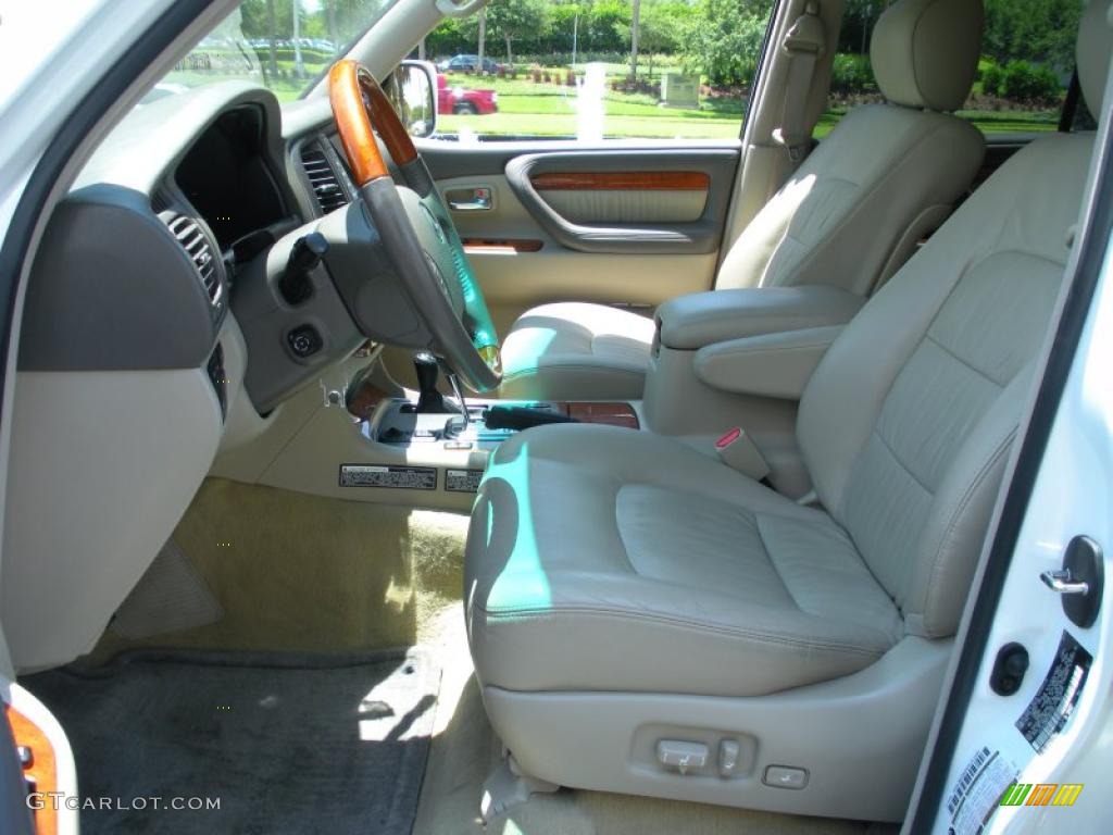 2006 LX 470 - Crystal White / Ivory photo #12