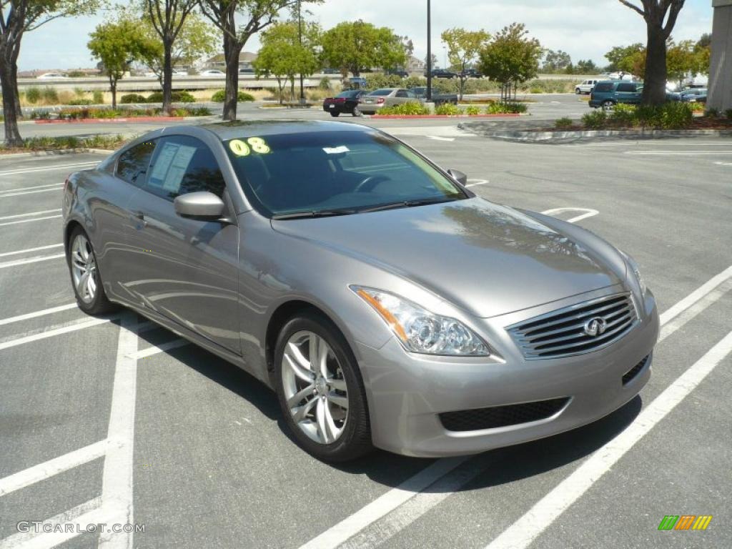 Platinum Graphite Gray 2008 Infiniti G 37 Journey Coupe Exterior Photo #49861868