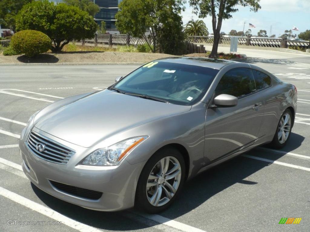 Platinum Graphite Gray 2008 Infiniti G 37 Journey Coupe Exterior Photo #49861901