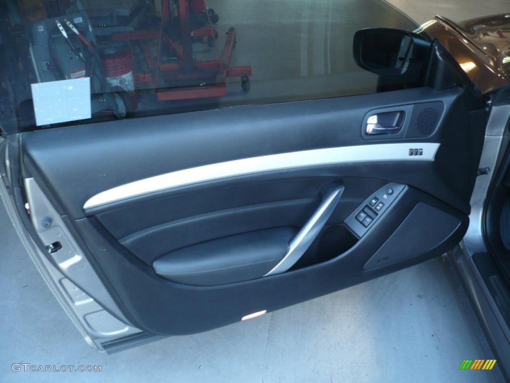2008 Infiniti G 37 Journey Coupe Graphite Door Panel Photo #49862030
