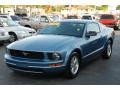2008 Windveil Blue Metallic Ford Mustang V6 Deluxe Coupe  photo #1