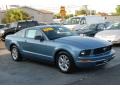 2008 Windveil Blue Metallic Ford Mustang V6 Deluxe Coupe  photo #2