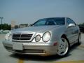 2002 Brilliant Silver Metallic Mercedes-Benz CLK 55 AMG Coupe  photo #24