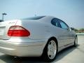 2002 Brilliant Silver Metallic Mercedes-Benz CLK 55 AMG Coupe  photo #34