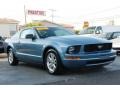 2008 Windveil Blue Metallic Ford Mustang V6 Deluxe Coupe  photo #14