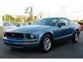 2008 Windveil Blue Metallic Ford Mustang V6 Deluxe Coupe  photo #27